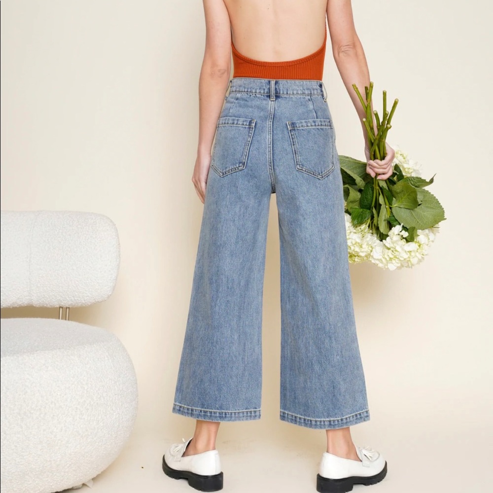 Whimsy & Row Flora Pant - Light Denim